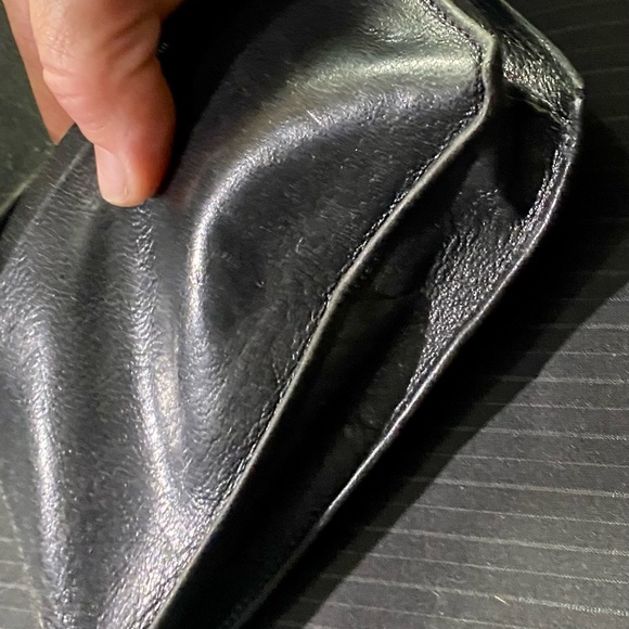 Pre-owned Vintage Dolce & Gabbana long black leather wallet - Picture 11 of 14